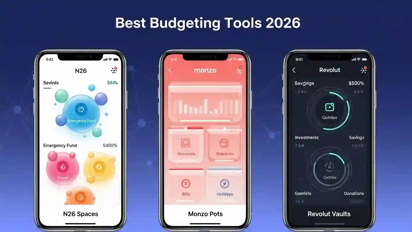 Best Budgeting Tools 2026: N26 Spaces vs Monzo Pots vs Revolut Vaults