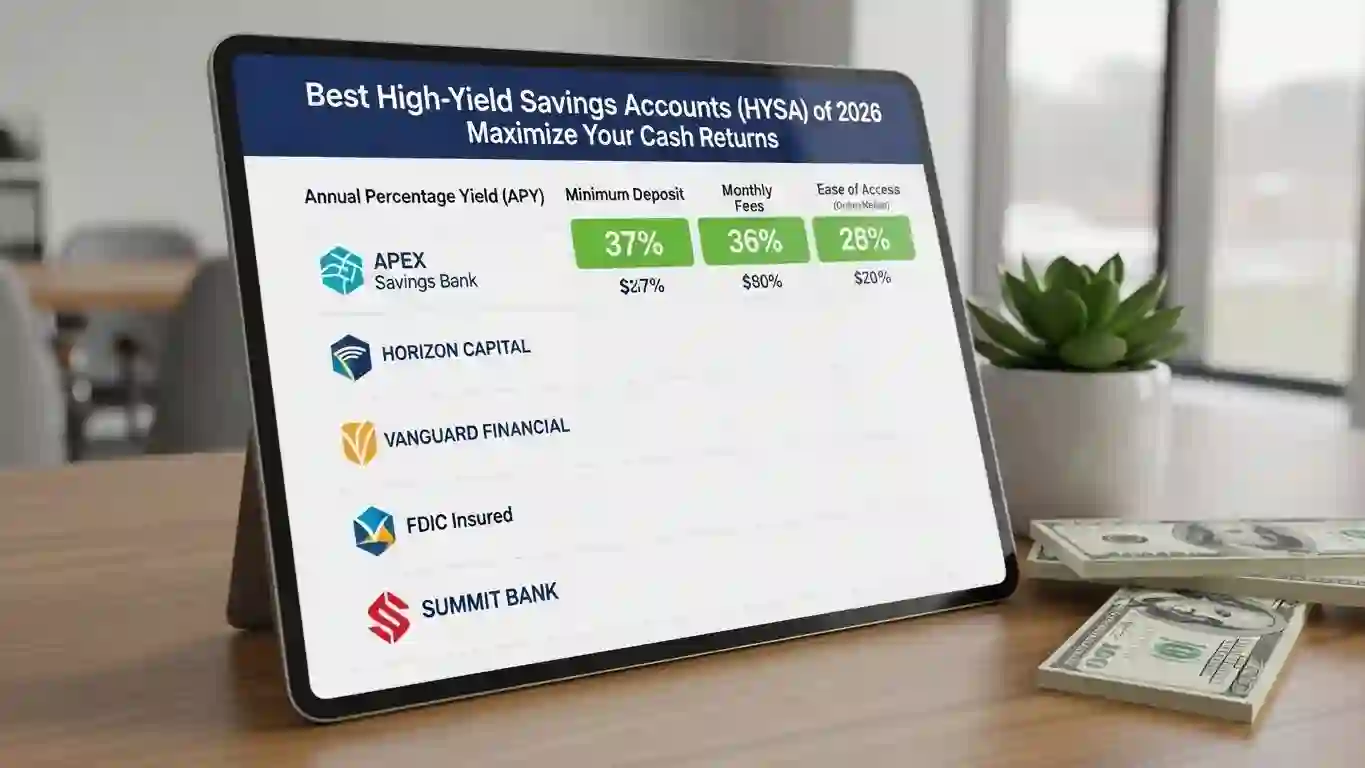 Best High-Yield Savings Accounts (HYSA) of 2026: Maximize Your Cash Returns